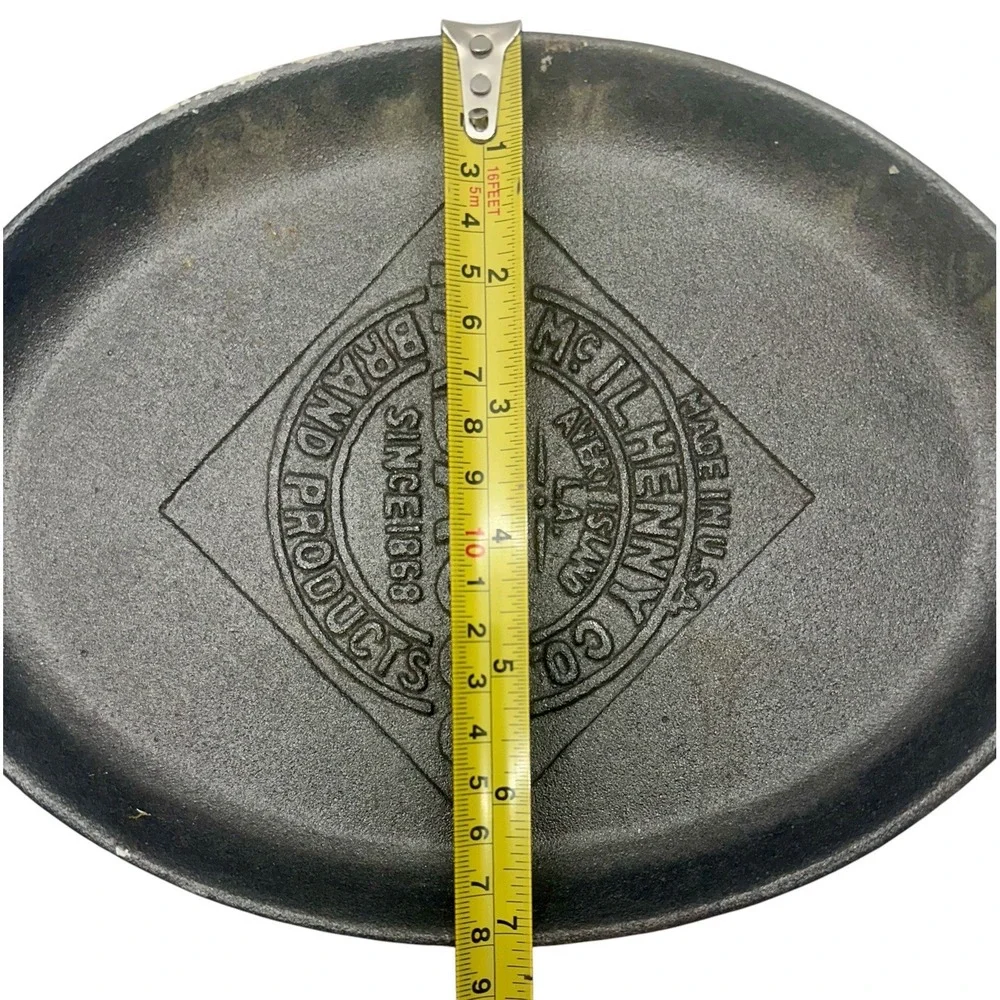 Tabasco Cast Iron Skillet MCILHENNY Co 14.75
